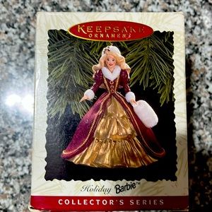 1996 holiday Barbie ornament
